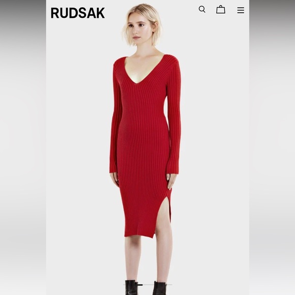 Rudsak Sisma dress in red NWT - Picture 1 of 7